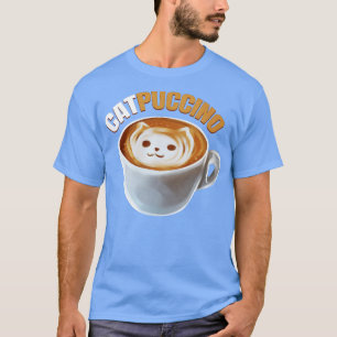 Cat och Cappucino gör katpuccino i Kopp på Pur T Shirt