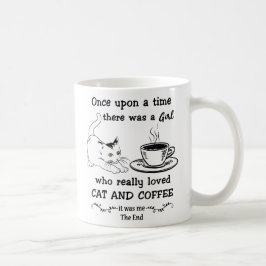 CAT OCH COFFEE GIFT, Cute Cat Gift Kaffemugg