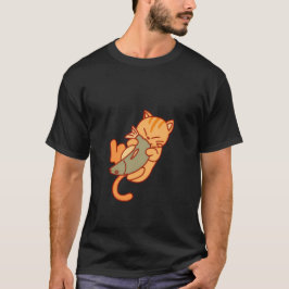 Cat och Fish Leksak - Classic Cute Playtime Tee" T Shirt