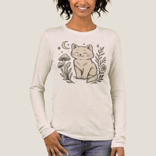 Cat och Mashroom Bella+Canvas Tri-blend Shirt T