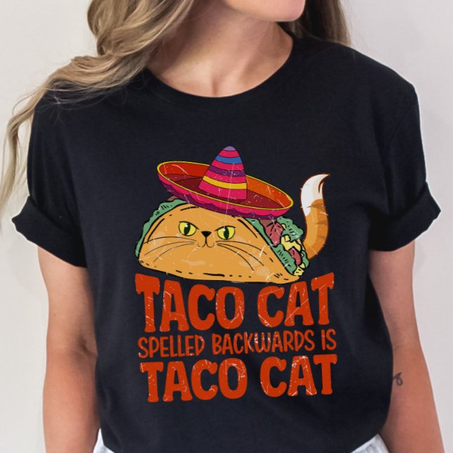 Cat och Taco Älskare Shirt, Funny Taco Pun T Shirt (Skapare uppladdad)