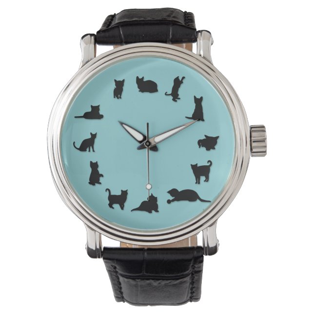 Cat O'Clock Watch Armbandsur (Framsida)
