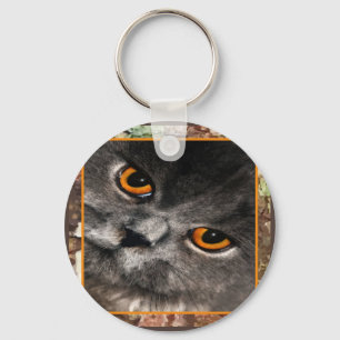 Cat Öga Keycahin Nyckelring