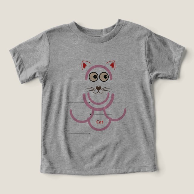 Cat öga t shirt (Design Framsida)