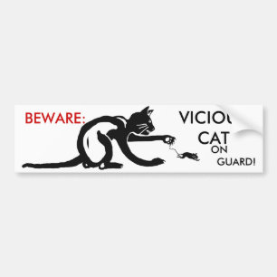 CAT ON GUARD BILDEKAL