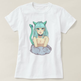 Cat Oppai Girl T Shirt
