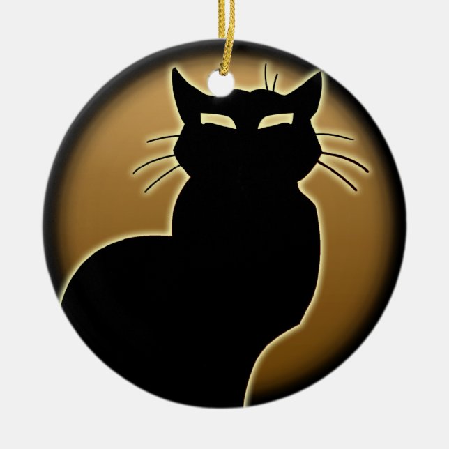 Cat Ornament Personlig Cat Dekoration Gift (Framsidan)