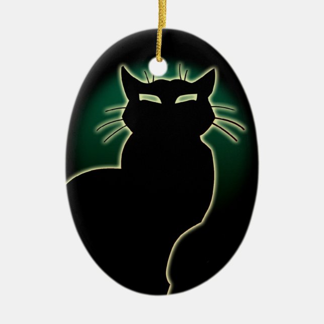 Cat Ornament Personlig Cat Dekoration Gift (Framsidan)