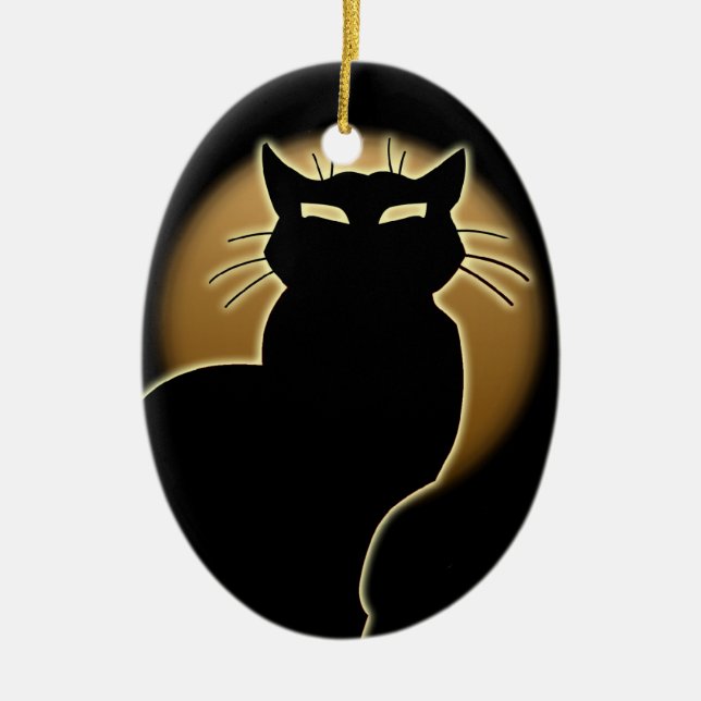 Cat Ornament Personlig Cat Dekoration Gift (Framsidan)