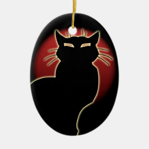 Cat Ornament Personlig Cat Dekoration Gift