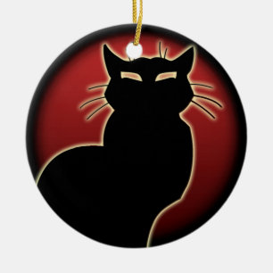 Cat Ornament Personlig Cat Dekoration Gift