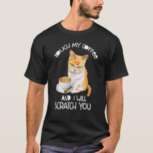 Cat Ouch, min kaffe och jag ska frigöra dig. T Shirt