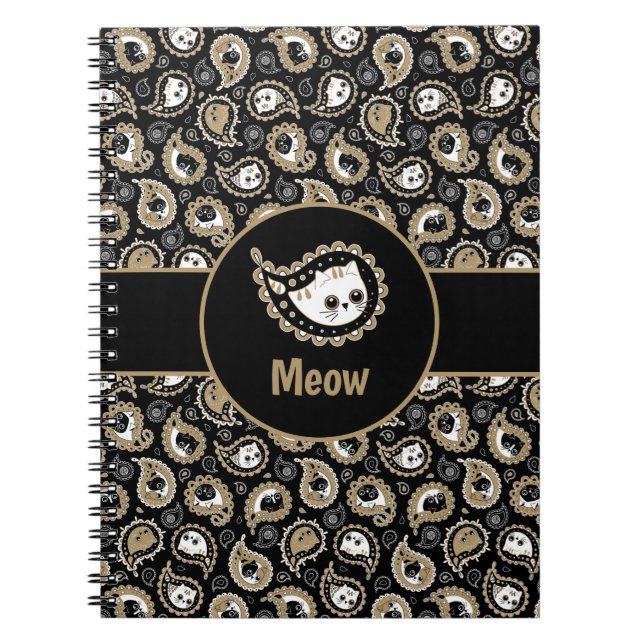 Cat Paisley Anteckningsbok (Framsidan)