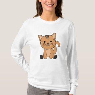 Cat Päls Nose Kitten Cute Animals För barn T Shirt