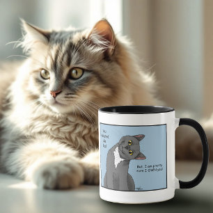 Cat Pappa Adoption Fars dag Mugg