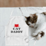 Cat pappa Apron Förkläde<br><div class="desc">Cat pappa Apron</div>