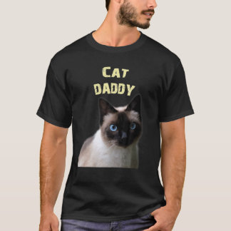 Cat pappa Artistic Siamese cat pappa T Shirt