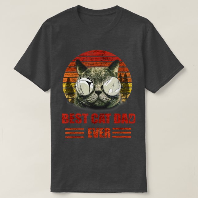 Cat pappa, best cat pappa nånsin, cat pappa t, cat t shirt (Design framsida)