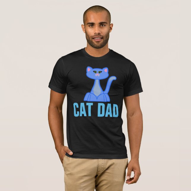 CAT PAPPA Black t-shirts (Hel framsida)