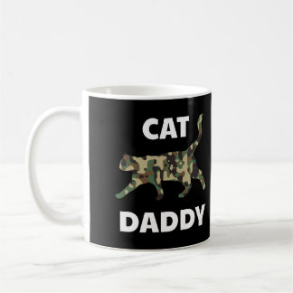 Cat pappa Camouflage Funny Pappa Pet Owner Far Ki Kaffemugg