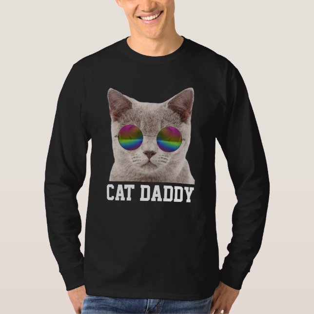 CAT PAPPA DADDY FARS DAG MANAR T-SHIRTS (Framsida)