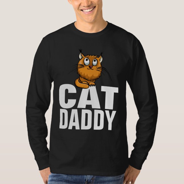 CAT PAPPA DADDY GINGER T-SHIRTS TEES (Framsida)