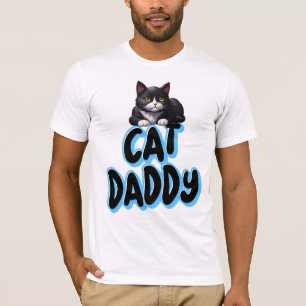 CAT PAPPA DADDY T-SHIRT T-SHIRTS