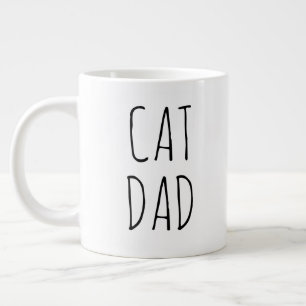 "Cat Pappa" Enkel modern jordbruksenhet Jumbo Mugg