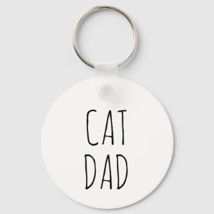 "Cat Pappa" Enkel modern jordbruksenhet Nyckelring