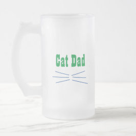 Cat Pappa Frostat Ölglas