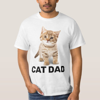 CAT PAPPA GINGER KITTEN MANAR T-SHIRTS