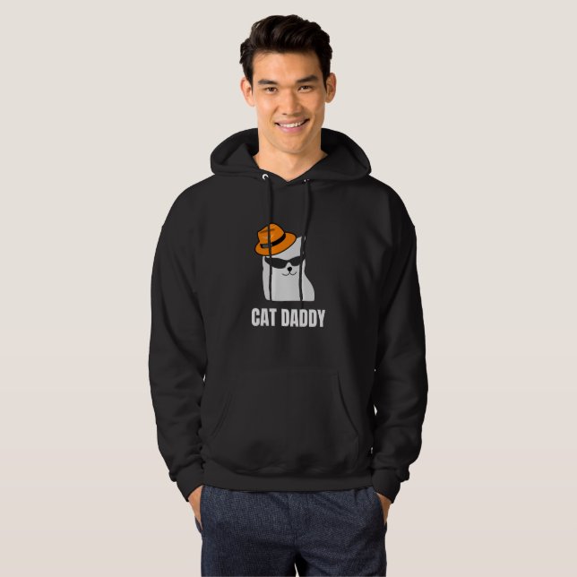 Cat Pappa Hoodie (Hel framsida)