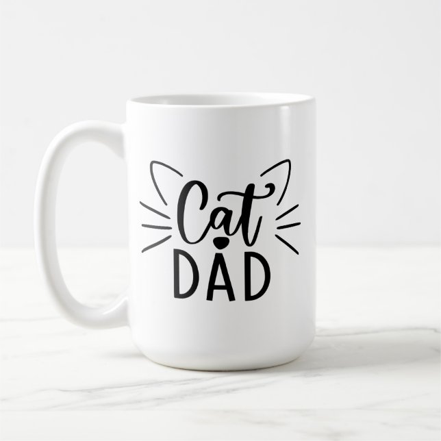 Cat Pappa Kaffemugg (Vänster)
