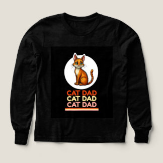 Cat Pappa Långskjorta sleeve T Shirt