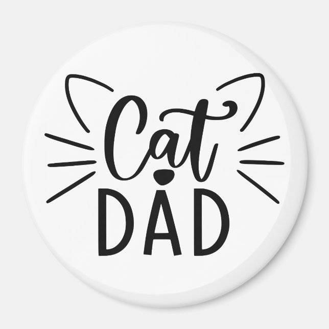 Cat Pappa Magnet (Framsidan)