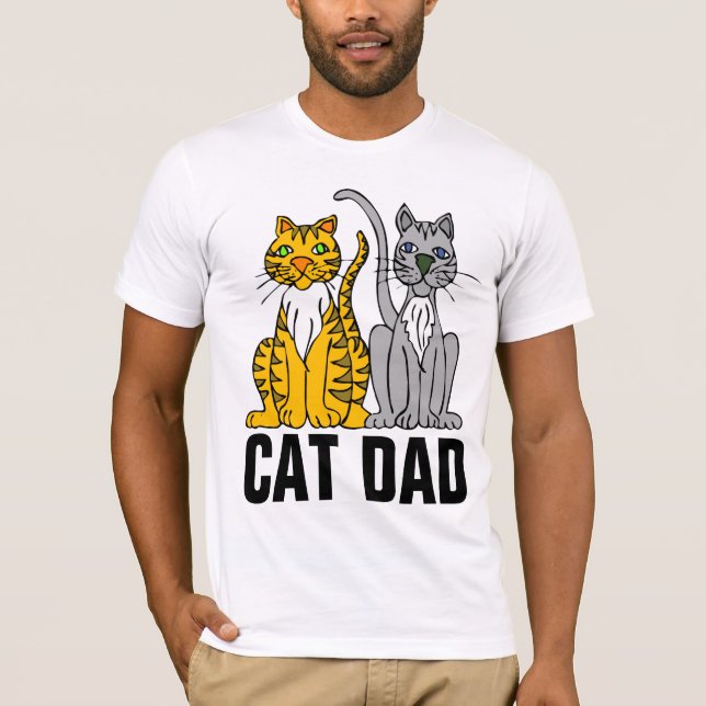 CAT PAPPA MANAR AVKAT T-SHIRTS (Framsida)