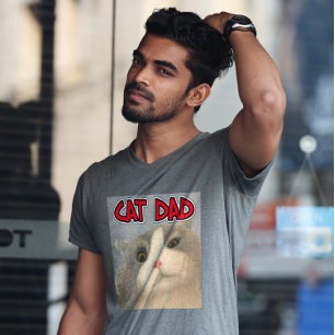 CAT PAPPA MANAR CAT-LÅNGT T-SHIRTS