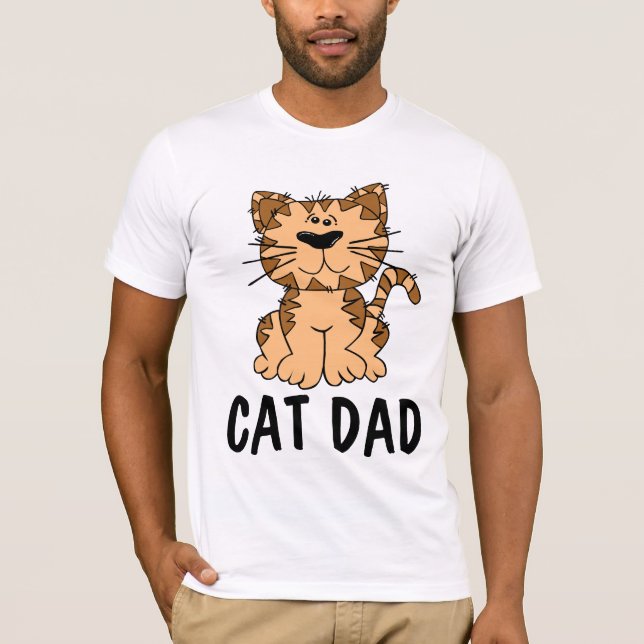 CAT PAPPA MANAR; skjortor T Shirt (Framsida)