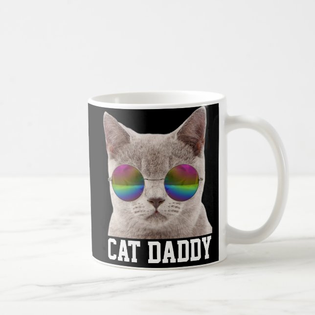CAT PAPPA, MULTI-FÄRGAD SUNGLASSES GRÅTT CAT KAFFEMUGG (Höger)