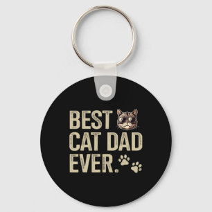 Cat Pappa någonsin för Fars dag-jul Nyckelring