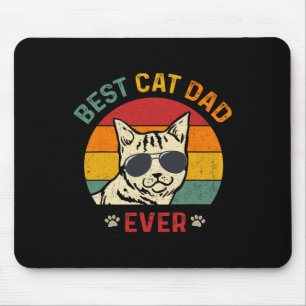 Cat Pappa någonsin Tee Funny Cat Pappa Fars dag 20 Musmatta