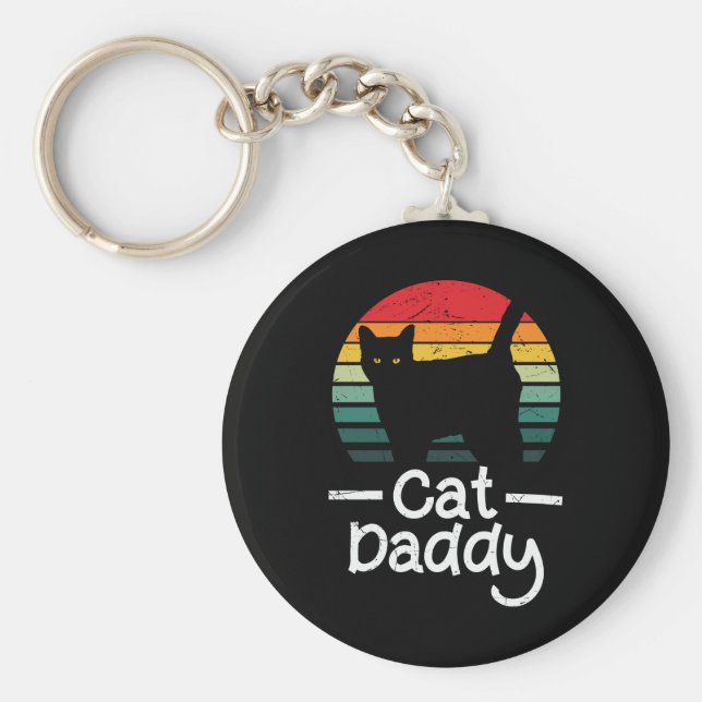 Cat Pappa Nyckelring (Framsidan)