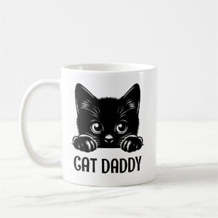 Cat Pappa Perfekt för Kat Pappa på Kat Pappa Kaffemugg