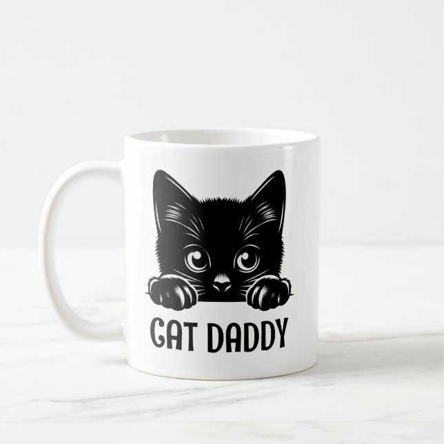 Cat Pappa | Perfekt för Kat Pappa på Kat Pappa Kaffemugg (Vänster)