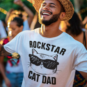 CAT PAPPA ROCKSTAR T-Shirts