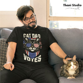 Cat Pappa röstar om valet till utvald amerikansk F T Shirt