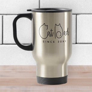 Cat Pappa sedan 20XX Modern enkel Roligt Resemugg