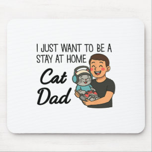 Cat Pappa-spel - Cute Gamer Cat och Pappa Desi Musmatta