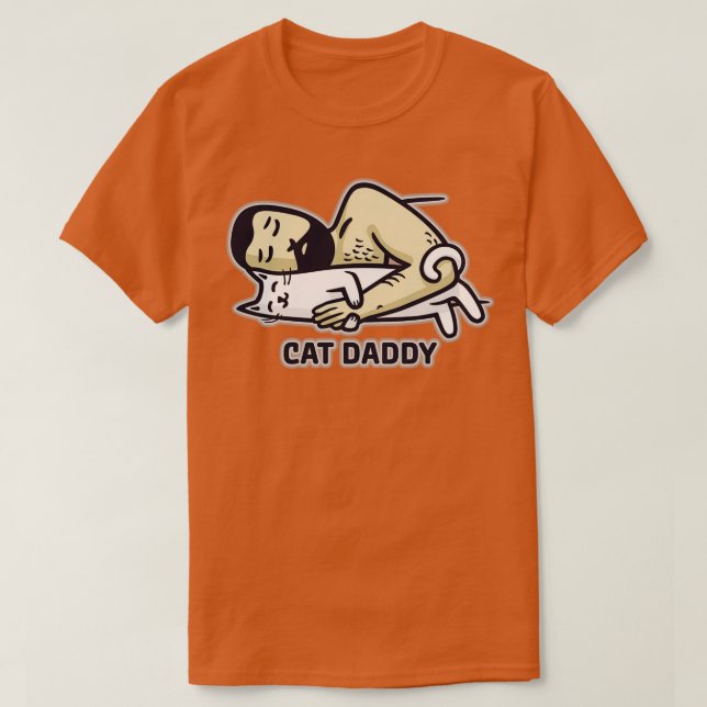 Cat Pappa T Shirt (Design framsida)