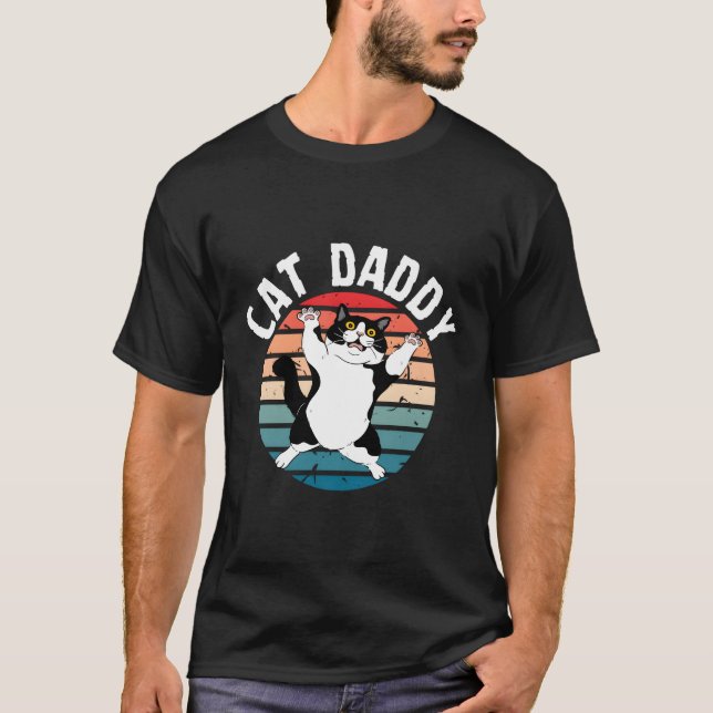 Cat Pappa T Shirt (Framsida)